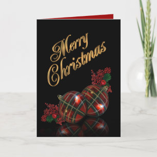 Frohe Weihnachten auf schwarz mit Foto innen