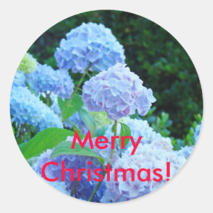 Frohe Weihnachten! Aufkleber Blaue Lavendel Horten