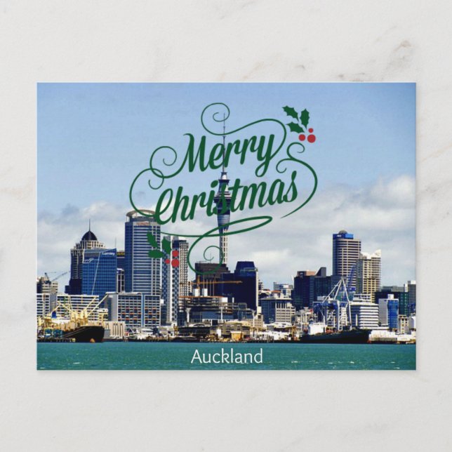 Frohe Weihnachten aus Auckland (Vorderseite)
