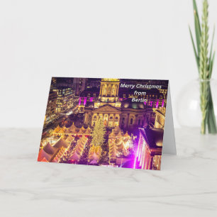 Frohe Weihnachten aus Berlin, Deutschland Karte