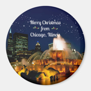 Frohe Weihnachten aus Chicago, Magnet
