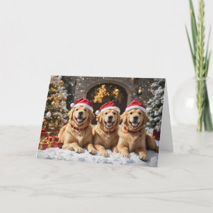 Frohe Weihnachten aus dem Goldenen Retrievers des