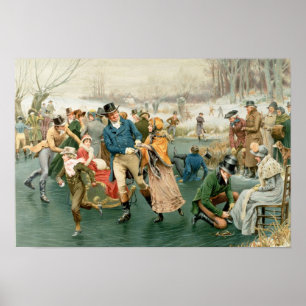 Frohe Weihnachten aus dem Jahr 1907 Poster