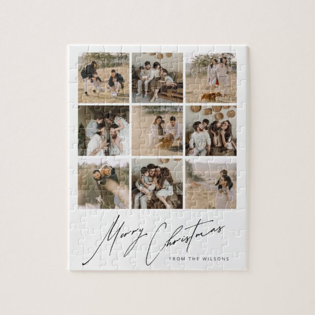 Frohe Weihnachten aus dem Wilsons Puzzle (Vertikal)