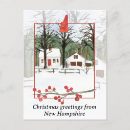 Frohe Weihnachten aus dem Winterschnee von New Ham