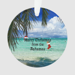 Frohe Weihnachten aus den Bahamas Ornament