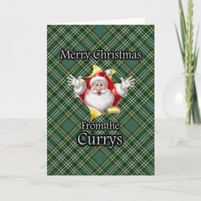 Frohe Weihnachten aus der Currie Clan (Vorderseite)