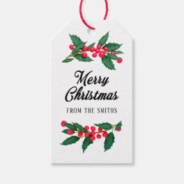 Frohe Weihnachten aus der Familie Geschenkanhänger