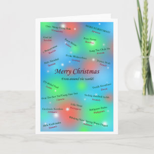 Frohe Weihnachten aus der ganzen Welt