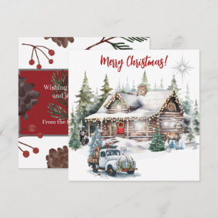 Frohe Weihnachten aus der Weihnachtskarte der Cabi