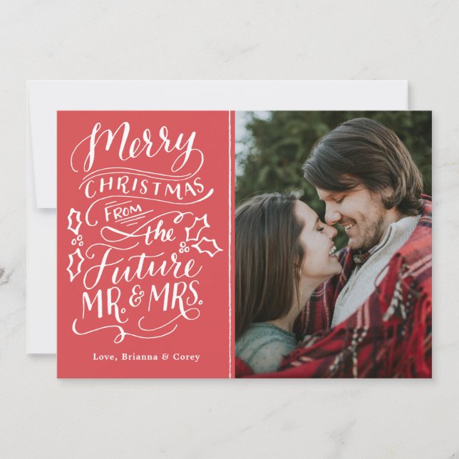 Frohe Weihnachten aus der Zukunft Mr. und Mrs. Fot (Vorderseite)