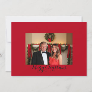 Frohe Weihnachten aus Donald und Melania