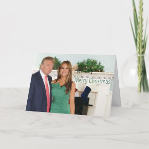 Frohe Weihnachten aus Donald und Melania