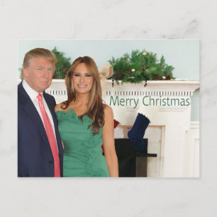 Frohe Weihnachten aus Donald und Melania