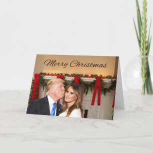 Frohe Weihnachten aus Donald und Melania