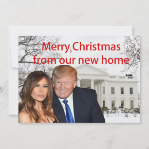 Frohe Weihnachten aus Donald und Melania