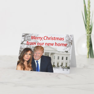 Frohe Weihnachten aus Donald und Melania