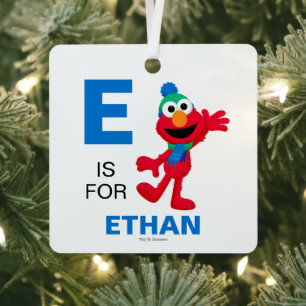 Frohe Weihnachten aus Elmo Ornament Aus Metall