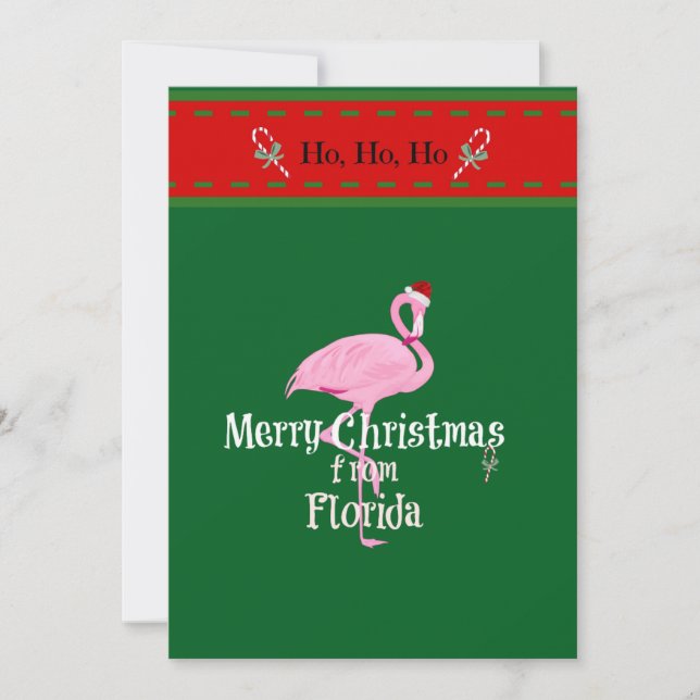 Frohe Weihnachten aus Florida (Vorderseite)