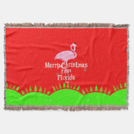 Frohe Weihnachten aus Florida Decke