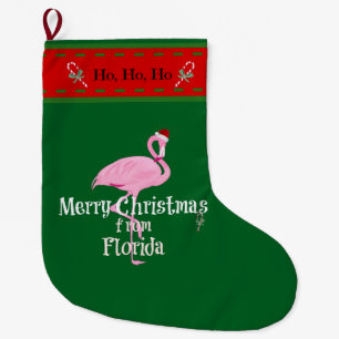 "Frohe Weihnachten aus Florida" Großer Weihnachtsstrumpf