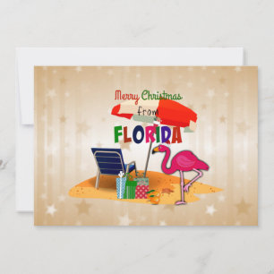 Frohe Weihnachten aus Florida Karte