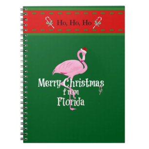 Frohe Weihnachten aus Florida Notizblock