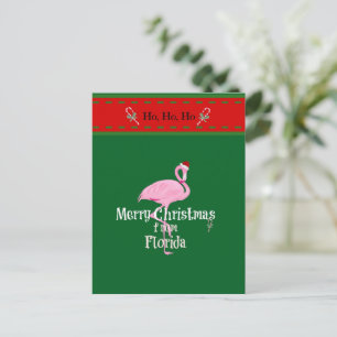 Frohe Weihnachten aus Florida Postkarte
