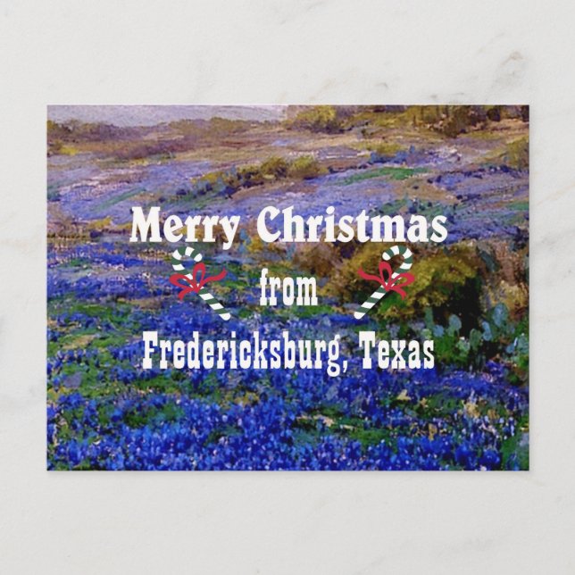 Frohe Weihnachten aus Fredericksburg, Texas (Vorderseite)
