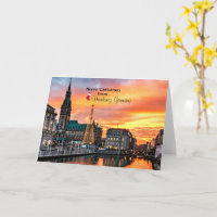 Frohe Weihnachten aus Hamburg, Deutschland