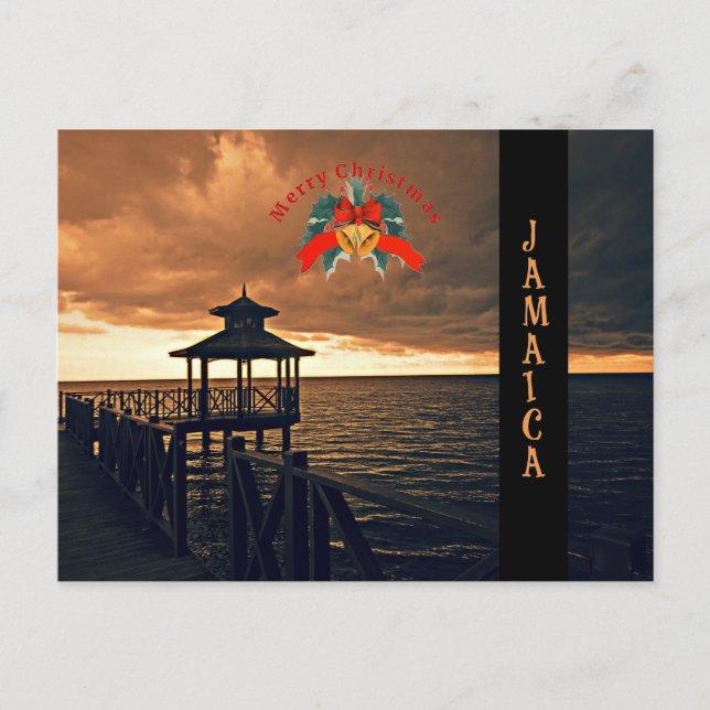 Frohe Weihnachten aus Jamaika Postkarte (Vorderseite)