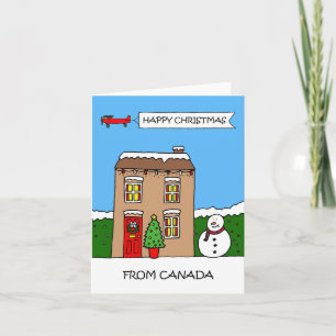 Frohe Weihnachten aus Kanada Karte