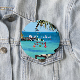 Frohe Weihnachten aus Key West, Button