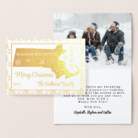 Frohe Weihnachten aus Massachusetts Staat | FOTO