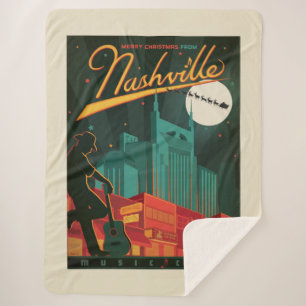 Frohe Weihnachten aus Nashville Sherpadecke