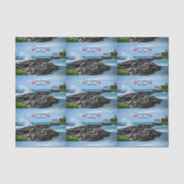 Frohe Weihnachten aus Oahu, Hawaii Seidenpapier