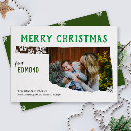 Frohe Weihnachten aus Oklahoma Foto Urlaubskarte