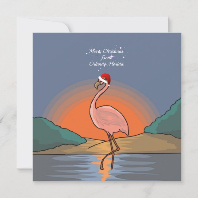 Frohe Weihnachten aus Orlando, Florida (Vorderseite)