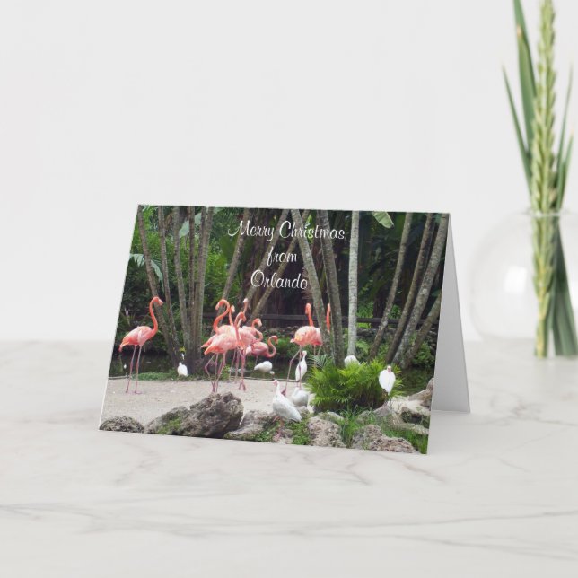 Frohe Weihnachten aus Orlando Karte (Vorderseite)