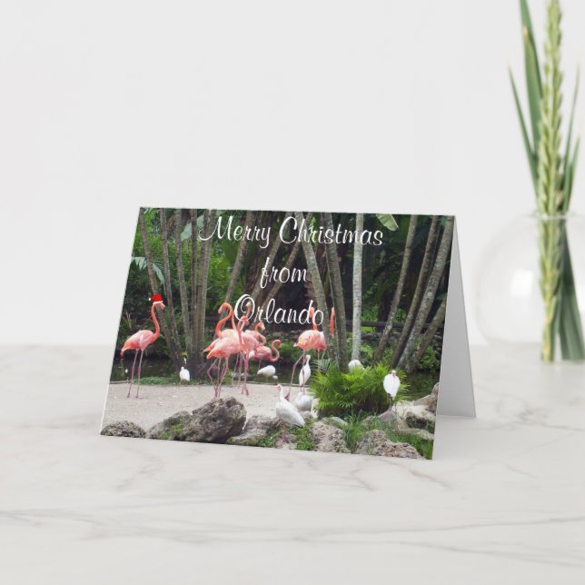 Frohe Weihnachten aus Orlando Karte (Vorderseite)