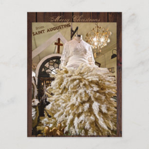 Frohe Weihnachten aus St. Augustine Florida Postkarte