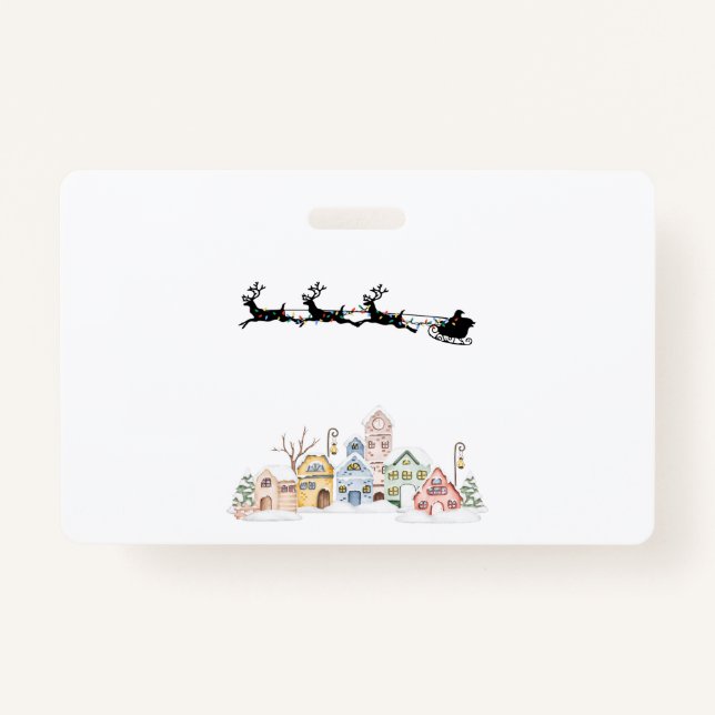 Frohe Weihnachten Ausweis (Vorderseite)