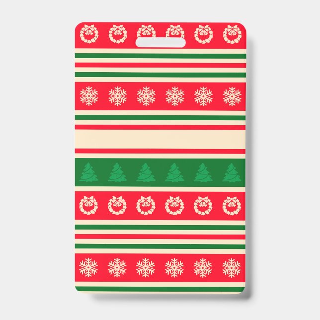 Frohe Weihnachten Ausweis (Vorderseite)