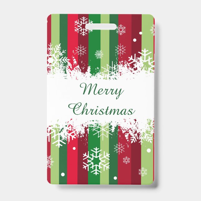 Frohe Weihnachten Ausweis (Vorderseite)