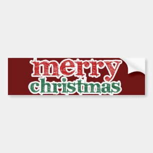 Frohe Weihnachten Autoaufkleber