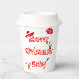 Frohe Weihnachten Baby Pappbecher