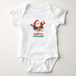 frohe Weihnachten Baby Strampler