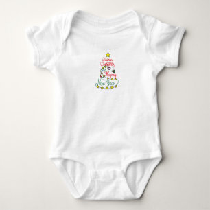 Frohe Weihnachten Baby Strampler