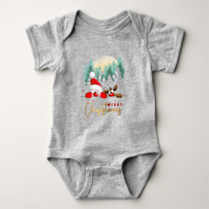Frohe Weihnachten Baby Strampler