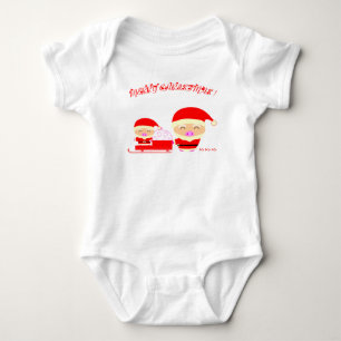 Frohe Weihnachten Baby Strampler